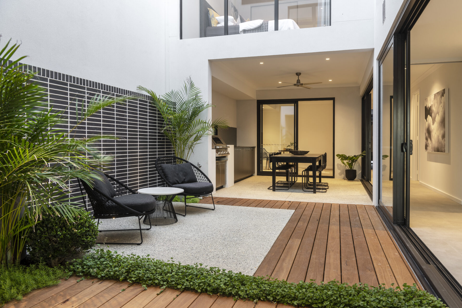 residential attitudes china white central courtyard