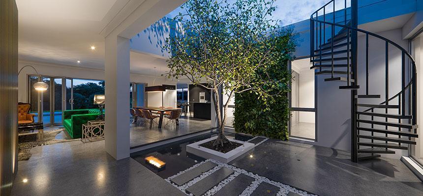 Central Courtyard Benefits Residential Attitudes