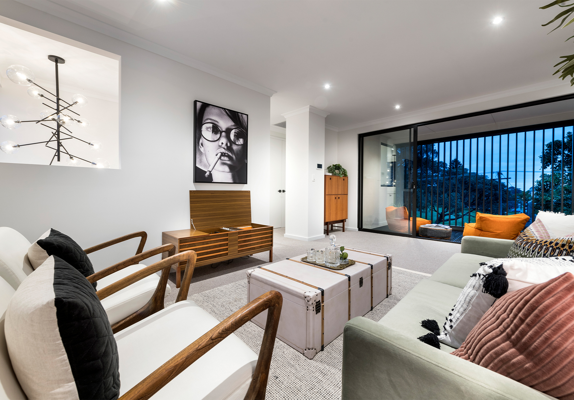 Barnhaus living room Residential Attitudes