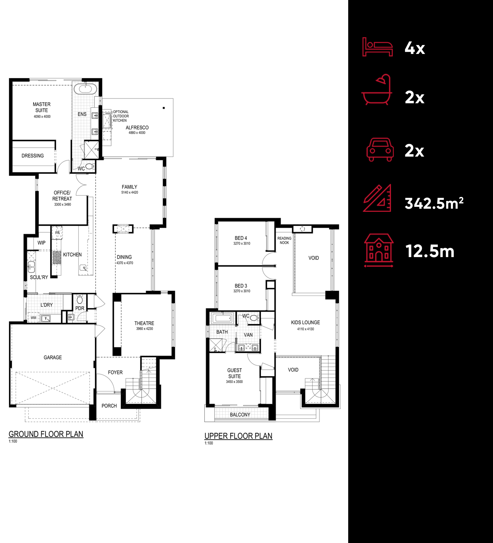 Modeste’ House floorplan