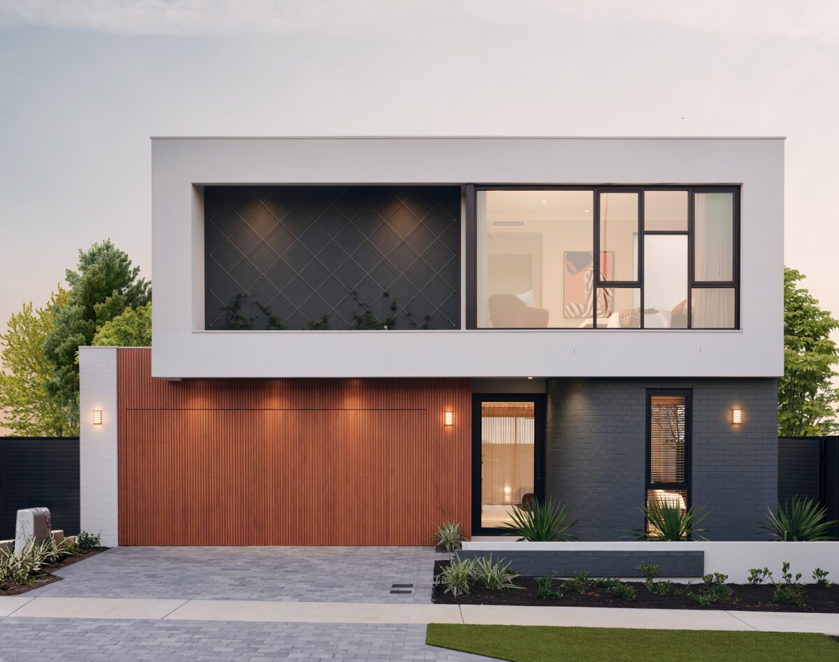 The Double Vision Display Home in Mindarie features a reverse living design.
