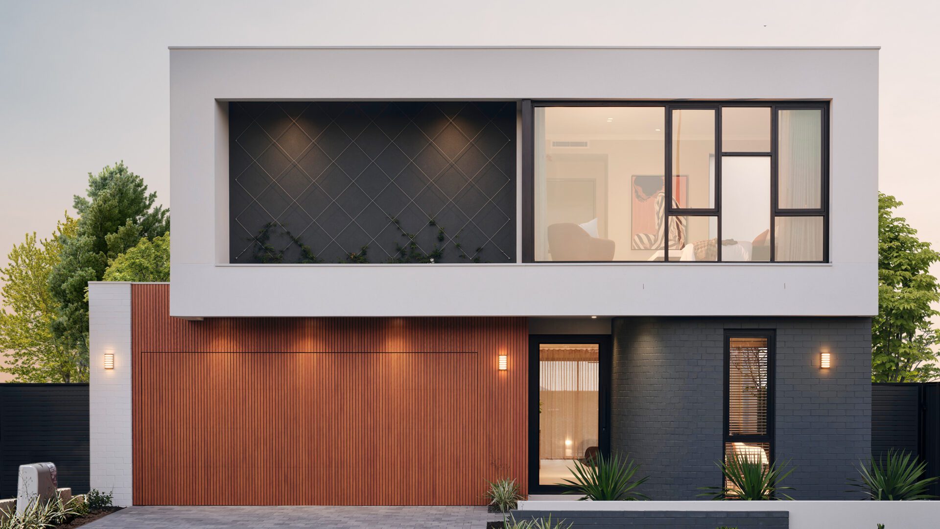 The Double Vision Display Home in Mindarie features a reverse living design.