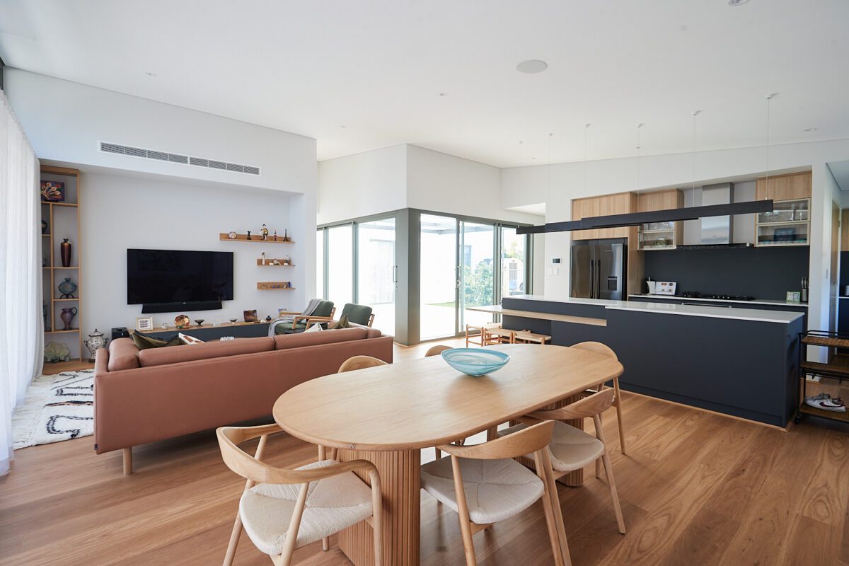 The photo shows the finished internal home for our clients